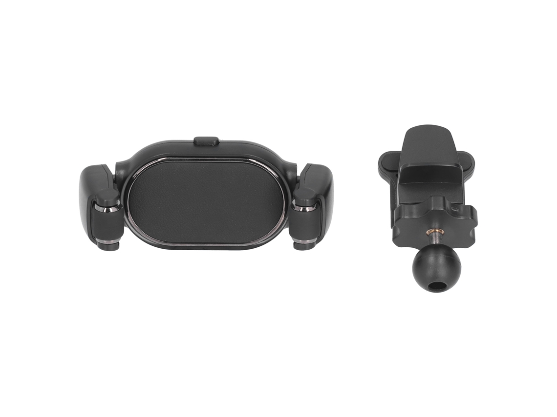 Mali suporte para Celular no Carro Mini com Design Roller e Rotação 360° para Telas de 4 a 6.5 Polegadas Preto