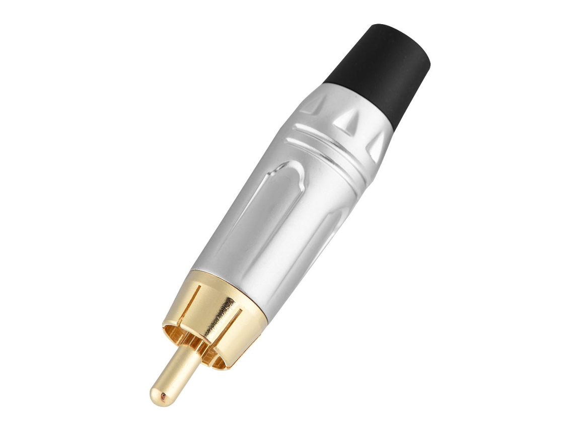 Conector De Áudio Rca Solda Adaptador Ligação