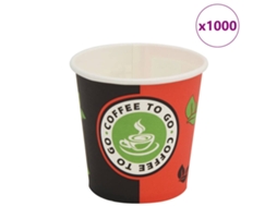 Vidaxl Copos De Café Descartáveis 1000 Pcs Papel 120 Ml (4 Oz)