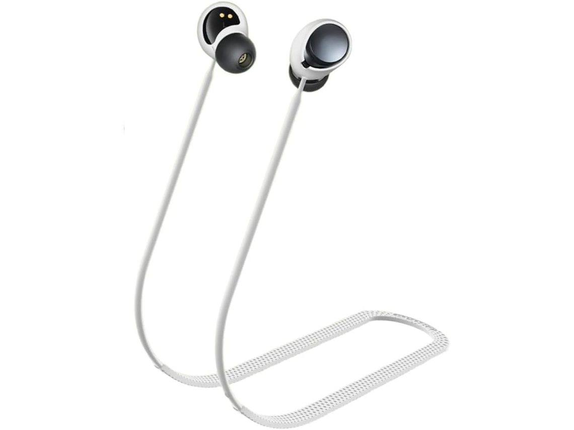 Sange Anti-perte Para Soundcore Space A40, Protetores De Silicone Protegidos Para Conexão Anker (branco)