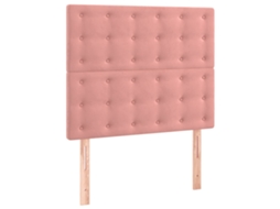 Cabeceira Rosa 90x5x118/128 Cm Veludo MAISON EXCLUSIVE