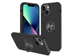 Capa De Celular À Prova De Choque Com Suporte Magnético E Anel Para Iphone 14