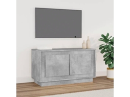 Vidaxl Móvel De Tv 80x35x45 Cm Derivados De Madeira Cinzento Cimento