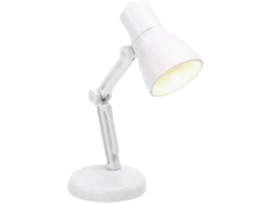 Luminária de mesa portátil com tecido sensível ao toque para maior conforto visual.
