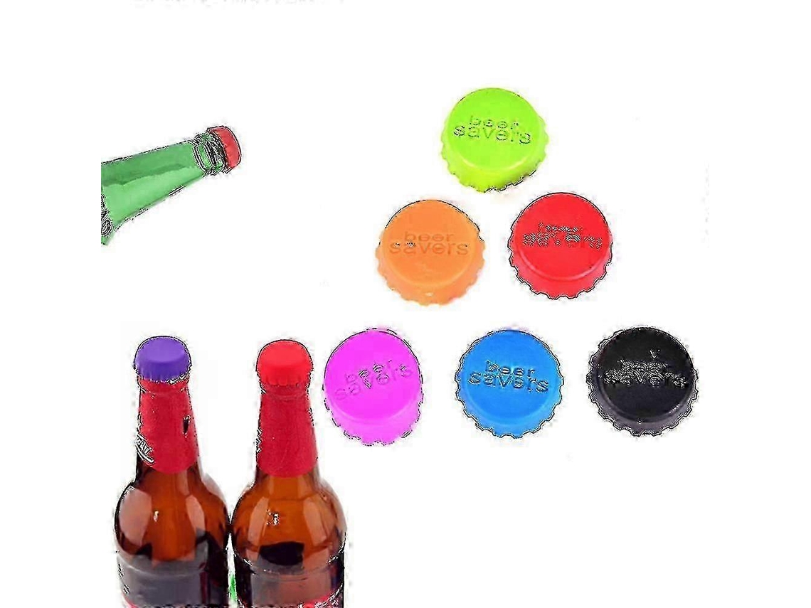 Conjunto De 72 Tampas De Silicone Para Garrafas De Cerveja, Rolhas Coloridas Reutilizáveis, Tampas Para Conservar Cerveja