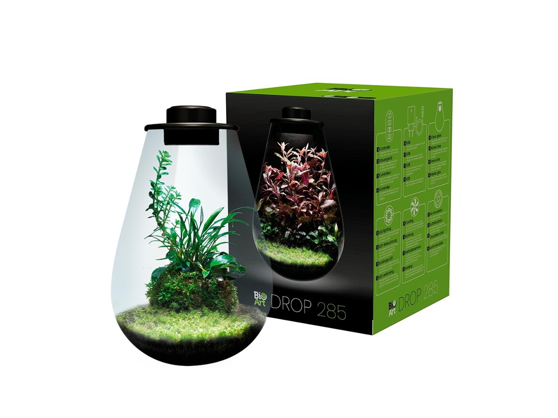 Bioart Drop Nano Terrario Ø285 Mm SUPERFISH (preto)