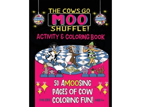 Livro The Cows Go Moo Shuffle! Activity amp Coloring Book de Jim Petipas (Inglês)