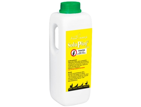 Producto Natural contra el ácaro Rojo - Elimina piojos de Las gallinas, pulgas, garrapatas y chinches del gallinero - Solupioj (5 L)