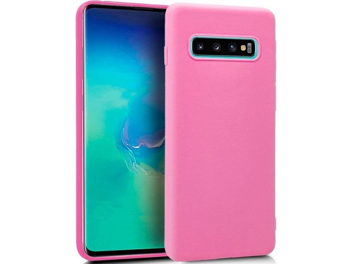 Capa Samsung Galaxy S10+ COOL Silicone Rosa