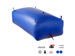 Bexiga De Armazenamento De Água Succebuy 1000 L De Pvc Portátil Para Jardim, Azul