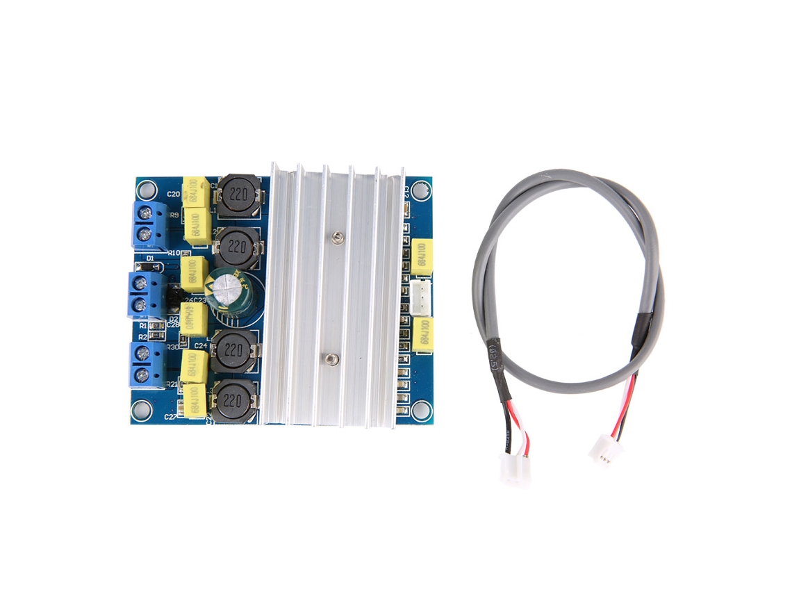 Placa de Amplificador de Potência Digital Tda7492 de 50w*2/100w com Radiador