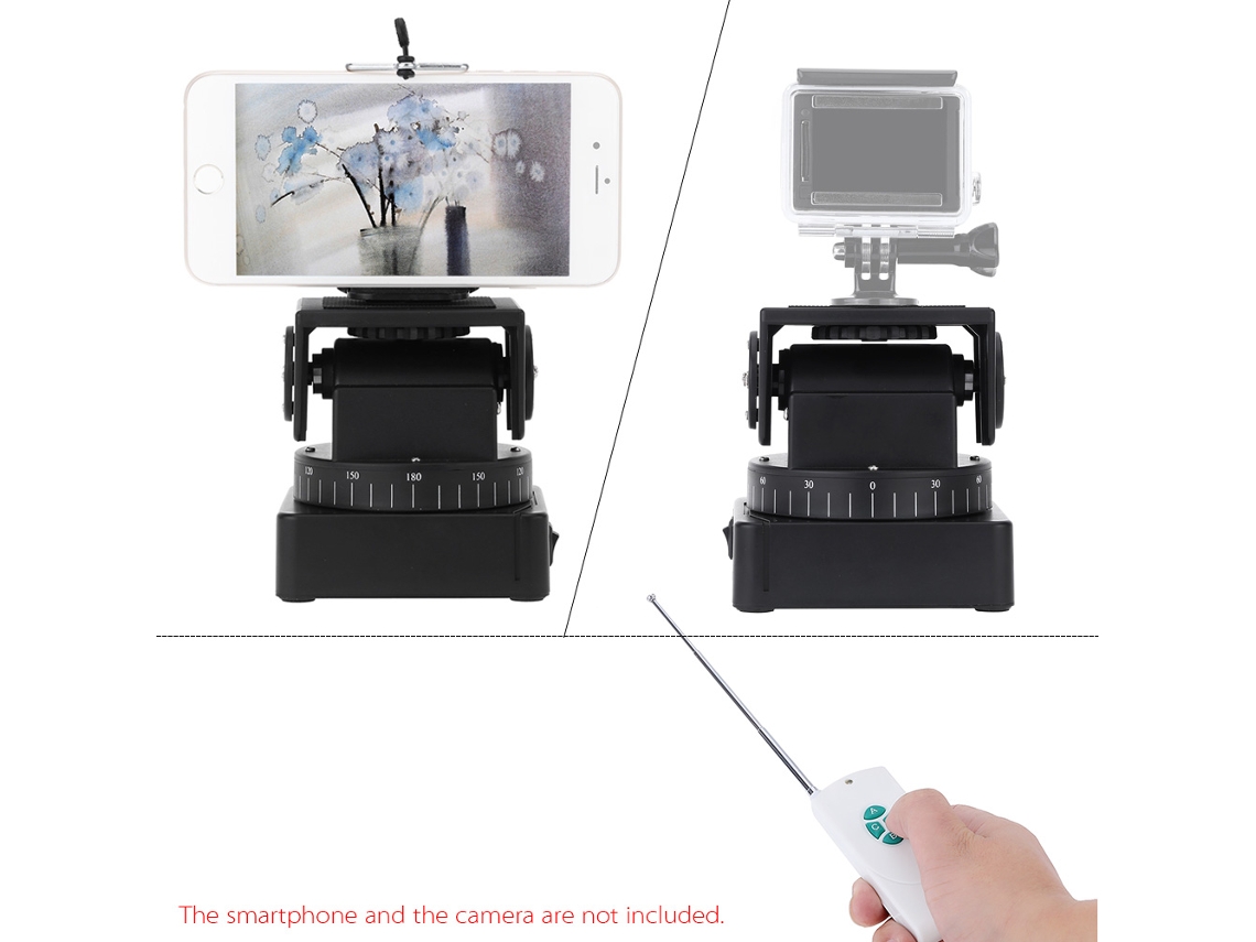 2026 zifon Yt 260 Motorizado Pan Tilt com Controle Remoto para Câmera Sony Gopro Smartfone