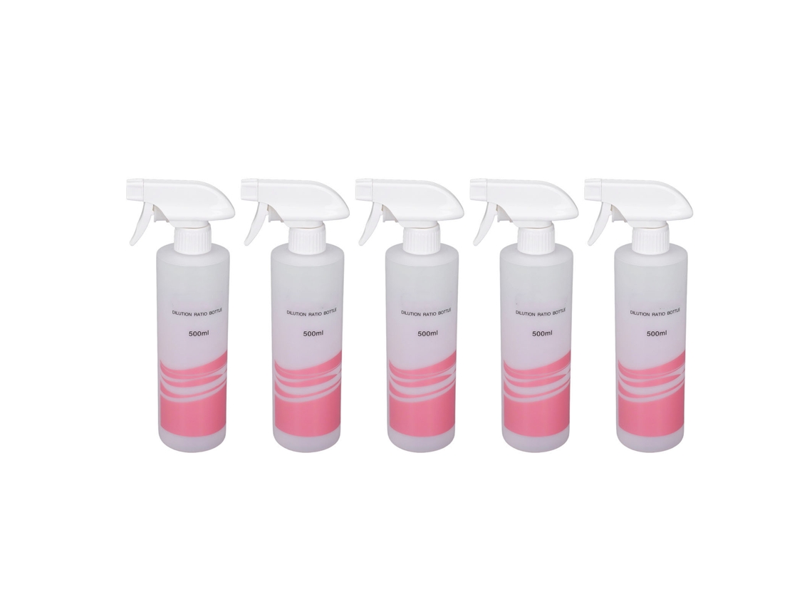 4 Frascos Pulverizadores De Plástico Rellenables Com Bico Ajustável De 500 Ml Para Limpeza, Jardinagem E Plantio.