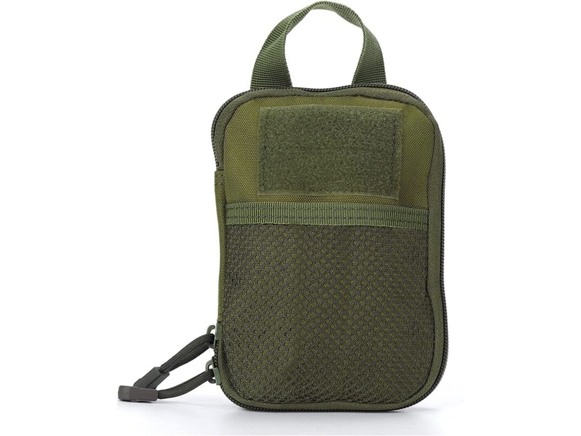 Bolsa Tática, Nylon, Sistema Molle, Cor Verde AQUAFORGE