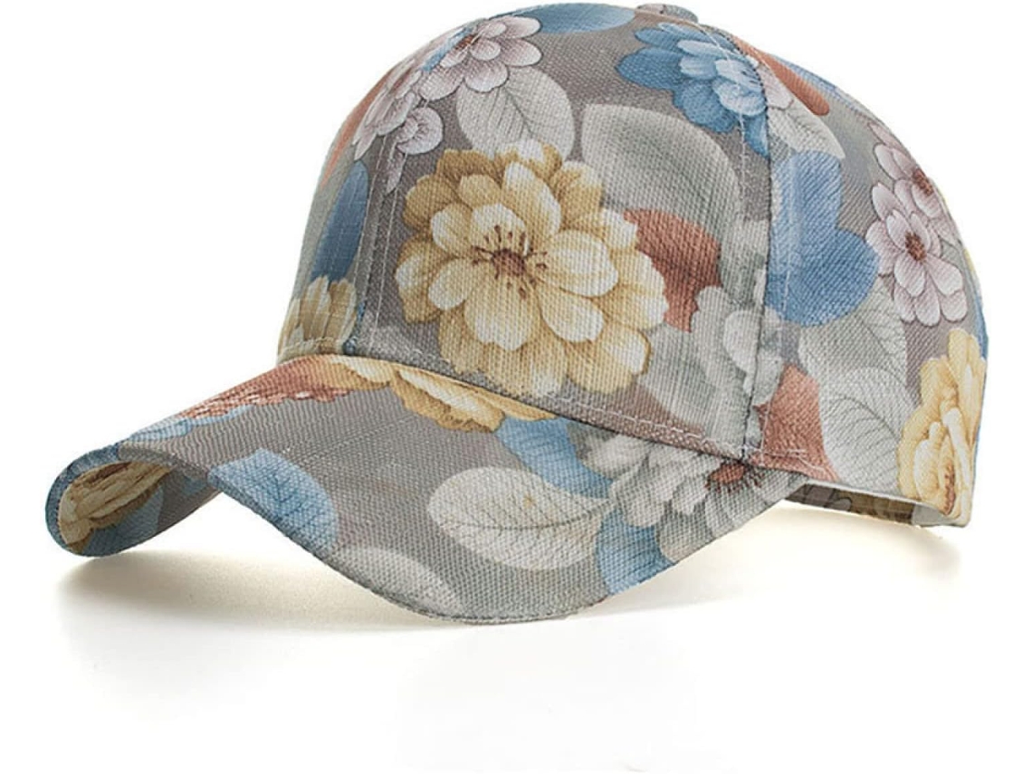 Boné Feminino com Abertura para Rabo Cavalo, Primavera, Verão, Casual | S/MARCA