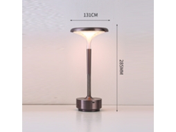Lâmpada de Mesa Led com Abajur de Tecido S/MARCA