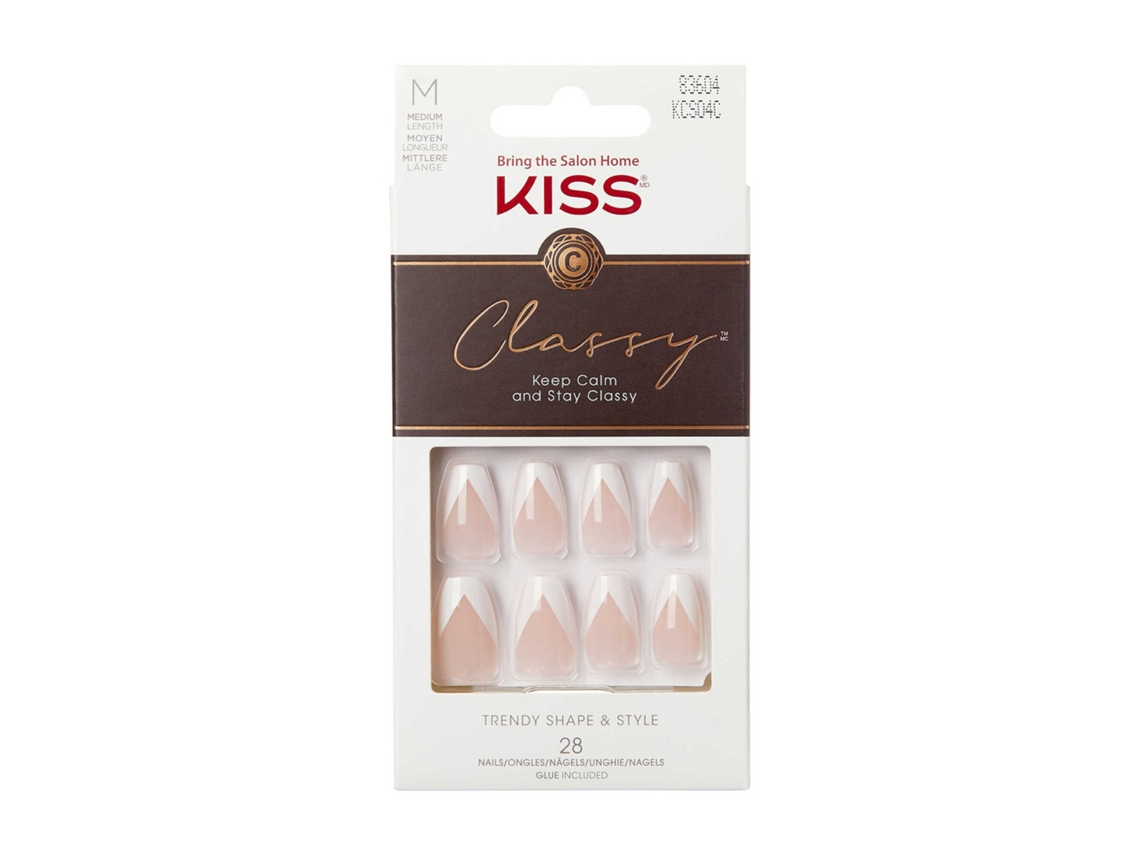 Unhas Postiças Classy Nails Silk Dress