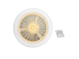 Lâmpada Ventilador Aromaterapia 3 em 1 Base E27 para Quarto Sala