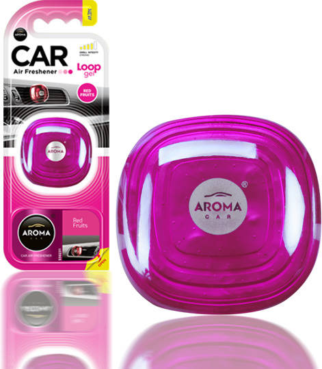 Ambientador de Carro AROMA CAR AC Loop Gel (Frutos Vermelhos)