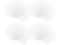 Conjunto De 50 Caixas Plásticas Transparentes Para Armazenamento De Cds E Dvds.