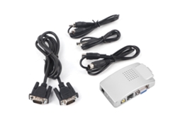 Adaptador De Sinal Vga Para Tv Av Rca Para Pc Laptop Conversor Universal
