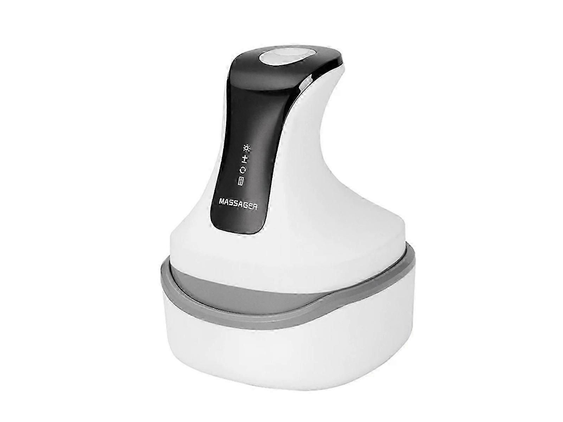 Massageador de Couro Cabeludo Elétrico 4d Cuidados Saúde Terapia Luz Vermelha e Azul para Crescimento Cabelo Antistress Amassamento S GOKOCO