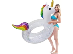 Boia Inflável De Unicórnio, Brinquedo Aquático, Boia Inflável Transparente Para Adultos, Crianças E Meninas.