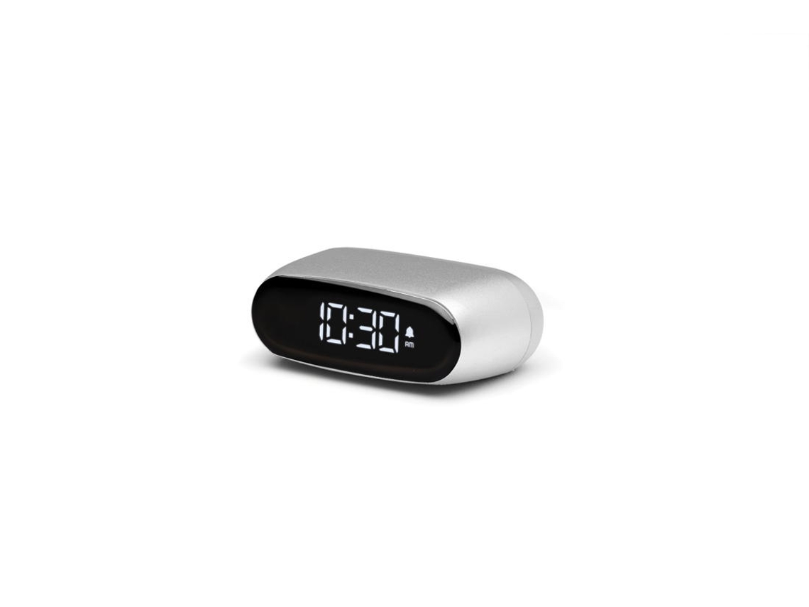 Despertador LEXON Minut (Cinzento Escovado) 
