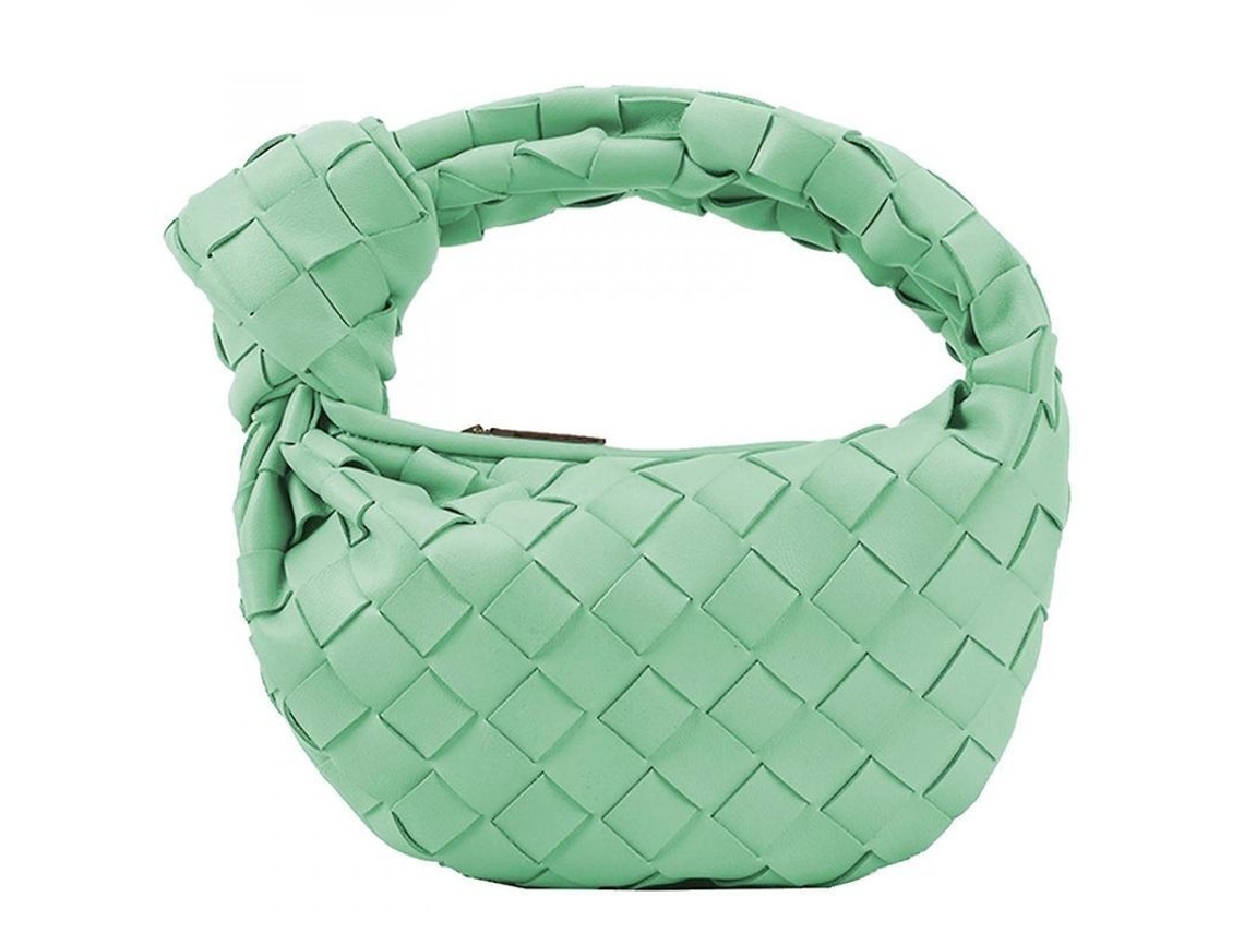 Bolsa de Mano LINJOU de Cuero Pu, verão, verde