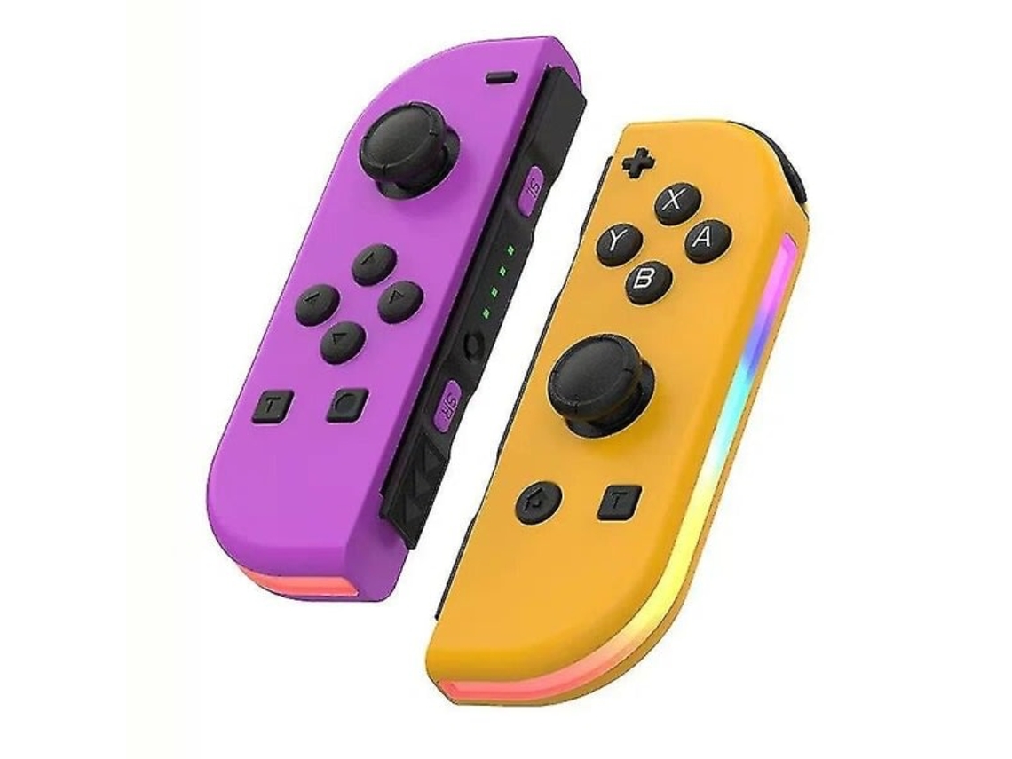 Controle Sem Fio Compatível com Nintendo Switch, Oled, Lite Game Controller Joystick Substituição com Rgb Direito Li BRILVIBERA (e/d)