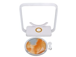 Lâmpada de Mesa Arte de Areia Móvel Areia Pintura Usb Dimmable 3 Cores Decorativa Amarela | S/MARCA