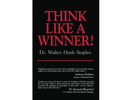 Livro Think Like a Winner de Dr Walter Doyle Staples (Inglês)