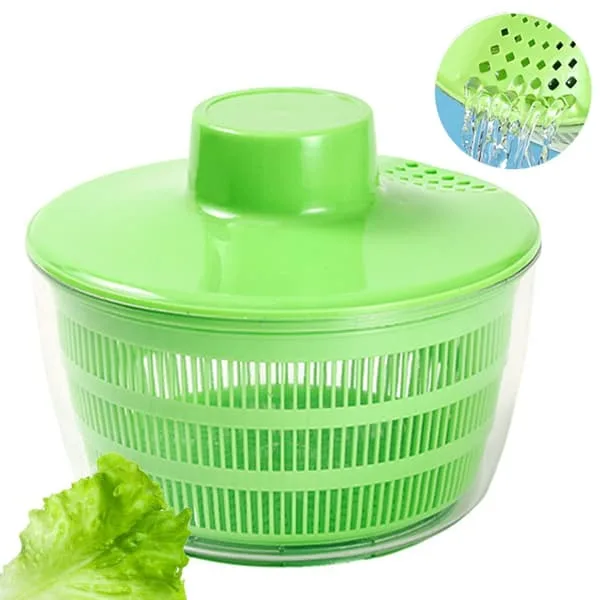 Centrífuga De Salada/ Secador, Seca A Alface Após Lavagem