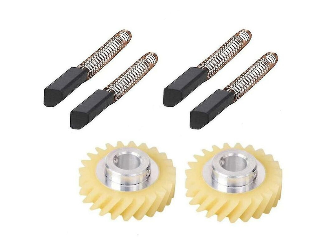 Engrenagem Para Batedeira Kitchenaid E 2 Pares De Escovas Para O Motor