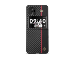 Capa De Celular 3 Em 1 À Prova De Choque Com Textura De Fibra De Carbono Lc.imeeke