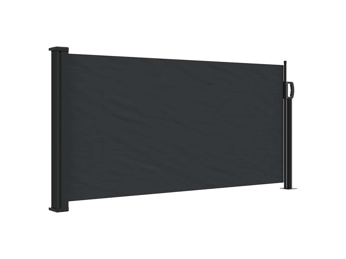 Maison Exclusive - Toldo Lateral Retrátil 100x500 Cm Preto