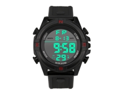 Relógio esportivo digital casual para crianças e adolescentes, vermelho Dzb11