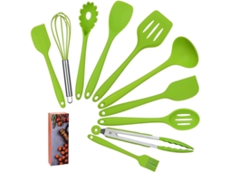 Conjunto de utensílios de cozinha de silicone 10 peças LINJOU
