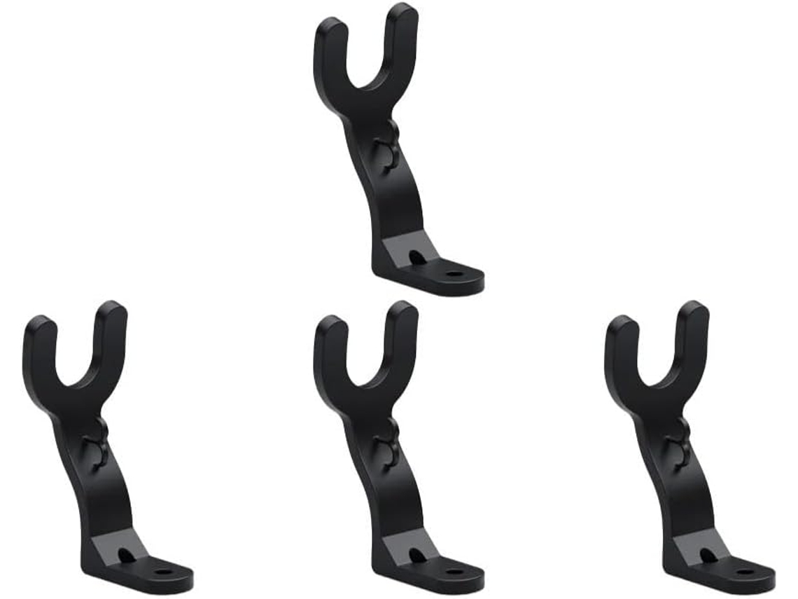Conjunto De 4 Suportes Para Capacete De Motocicleta Com 1/2/3/4/5 Ganchos, Versáteis Para Armários De Cozinha