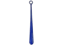 Cuchara De Engancha Zapatos Plástico Com Buraco 47cm Azul Material Ps Azul