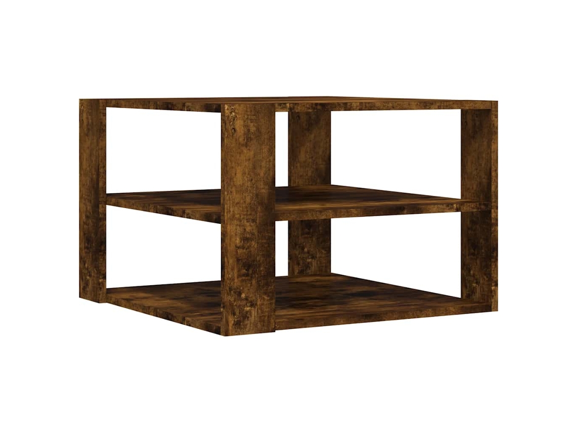 Mesa de Centro Derivados de Madeira Carvalho Fumado MAISON EXCLUSIVE (58x58x40 cm)