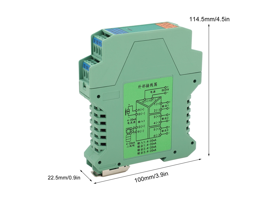 Laxiscreed Isolador De Sinal Dc 4-20ma Com Forte Anti-interferência