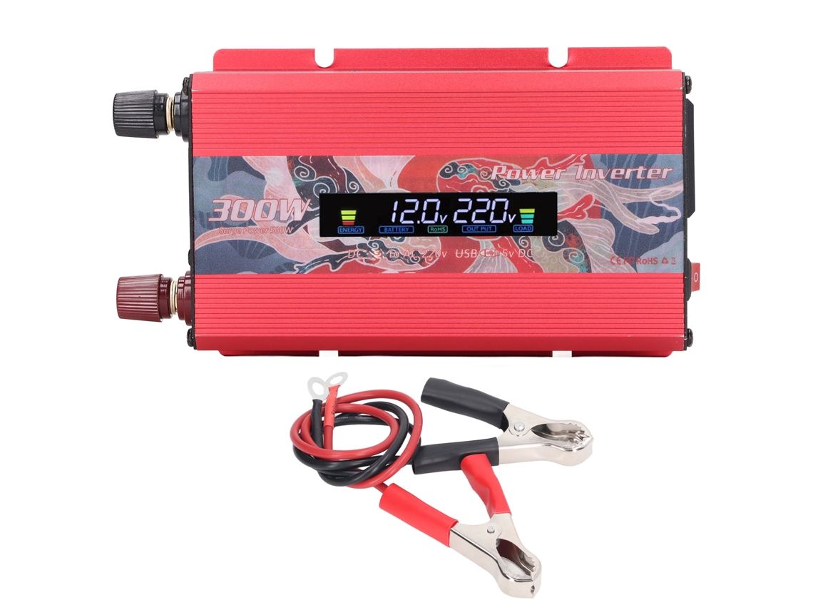 Inversor de Energia 300w Dc para Ac com Usb e LCD S/MARCA