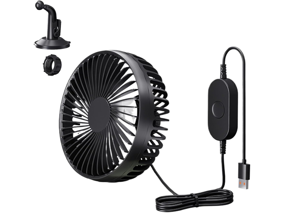 Ventilador Usb Para Carro, Silencioso E Potente