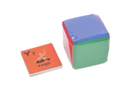 Ats dados de Espuma Suave para Jogos Diy Educativos com 6 Bolsas de Cartão Transparentes de 3.9 Polegadas