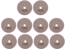 Discos De Lixa, 10 Polimento, 7,6 Cm (3 Polegadas), Grão 1500, Para