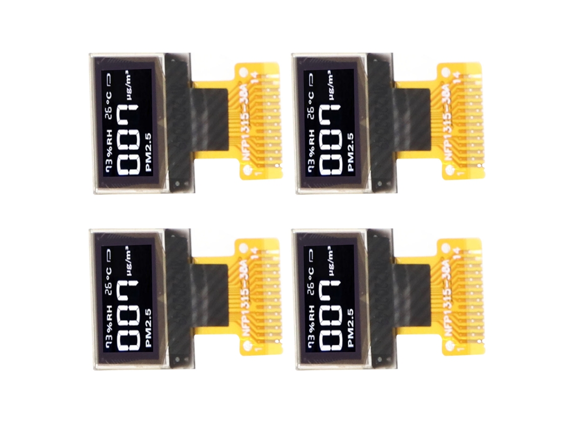 Módulo Display Oled 4pcs 64x32 Iic 14pin 0.49in