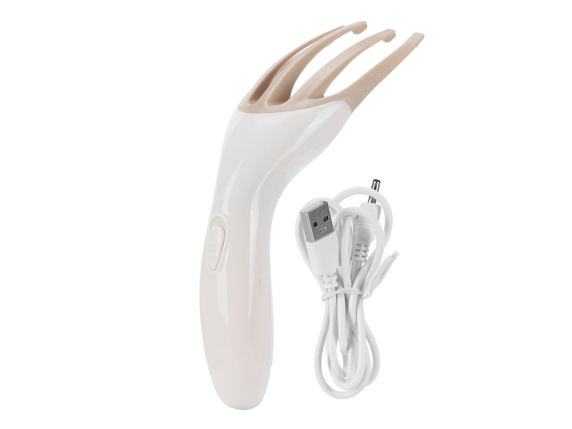 Massageador Elétrico Portátil Usb Couro Cabeludo Relaxamento