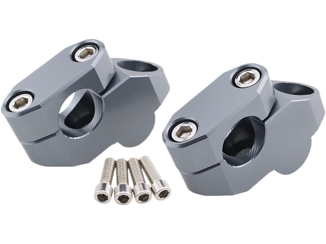 Adaptador de Montagem Guidão Riser 2 Peças 7/8" 22mm Extensão Elevadores Offset "empilhados Sobre