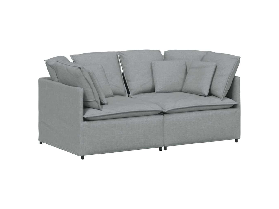 Modular Sofa, Modular Sofas Vidaxl Cinzeto Tecido (n/a)